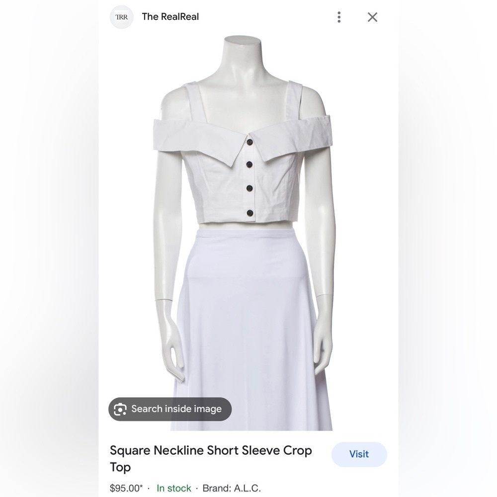 A.L.C. SIZE FOUR BLAKE WHITE TOP *RARE*